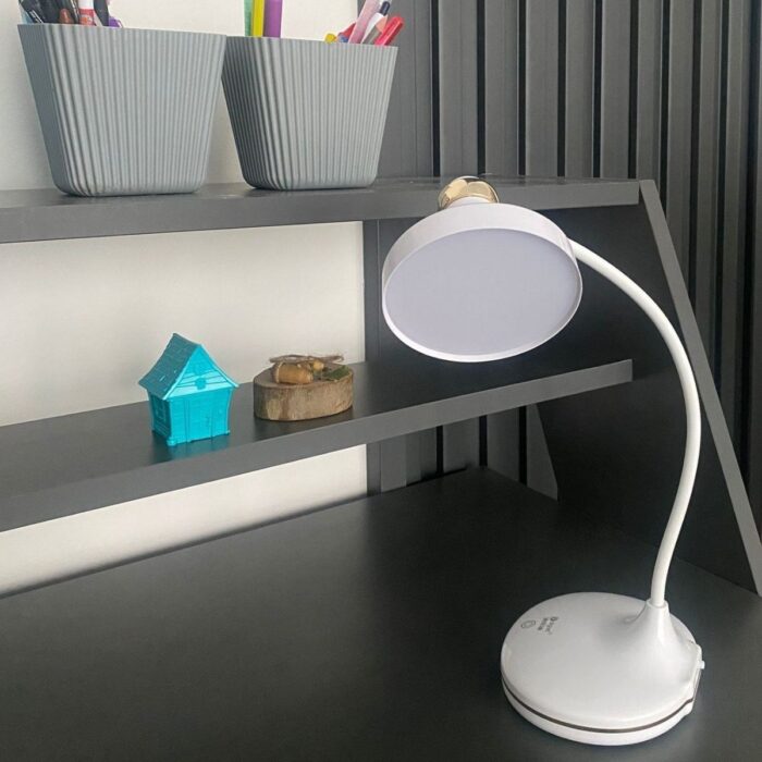 BUFFER® Dokunmatik 3 Farklı LED Işıklı Çalışma Masası Üstü Lamba - Görsel 3