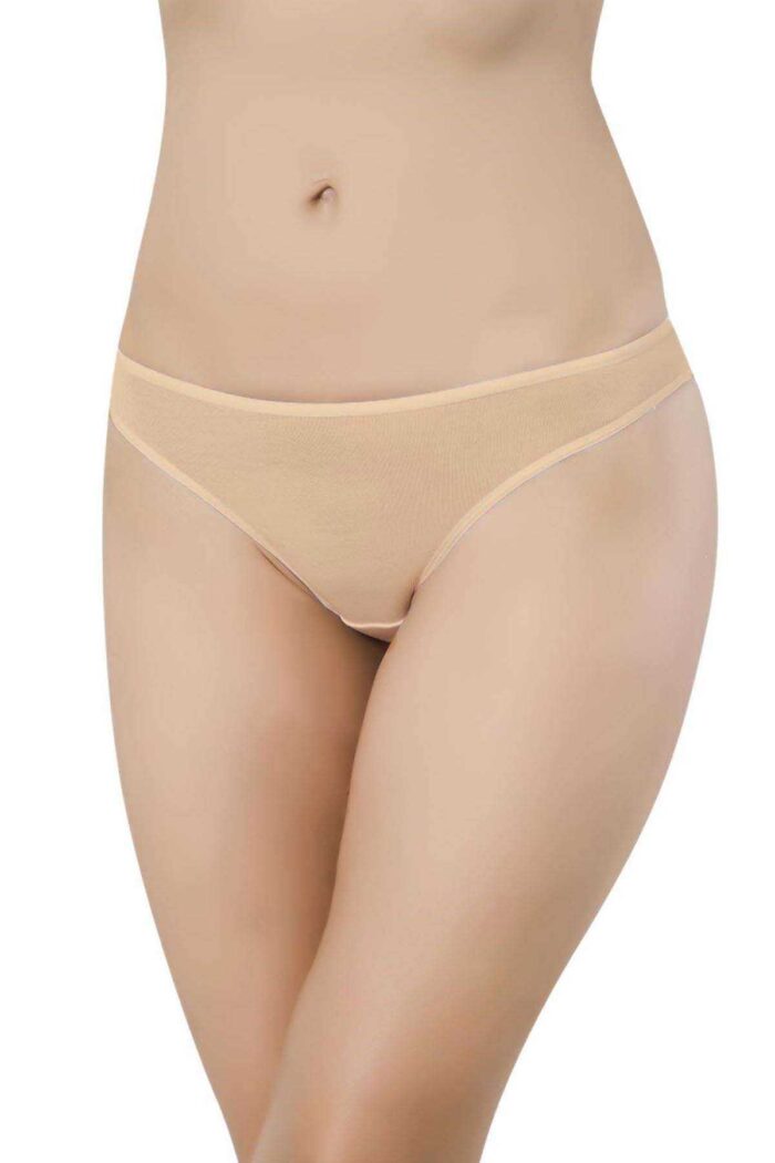 6 adet Süper Eko Set Likralı Kadın Slip Külot Fuşya Ten - Görsel 3