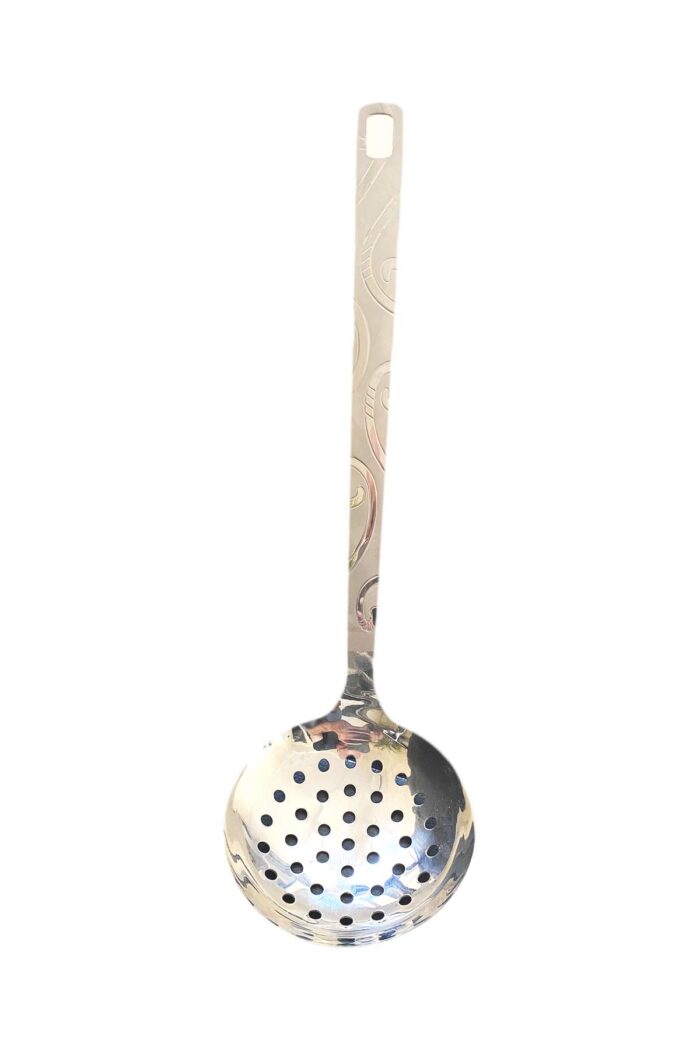 Desenli Metal Kevgir 34 cm - Görsel 2