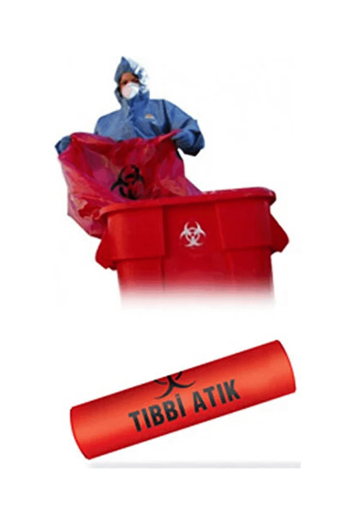 Orta Boy 55 x 60 cm 300 gr 10 lu Rulo x 1 Paket = 10 Adet (Kırmızı-Siyah Baskılı) - Görsel 2