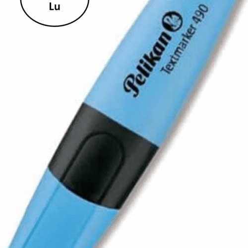 Pelikan 490 Fosforlu İşaretleme Kalemi Mavi 10'lu