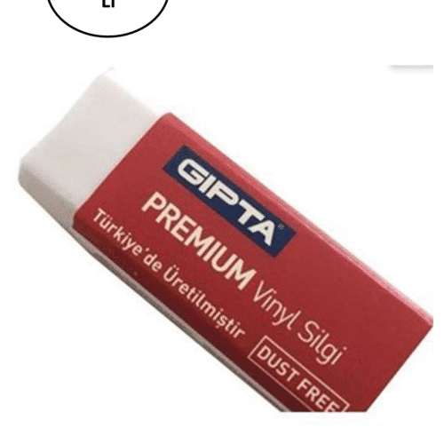Gıpta Silgi - 20 Li Vınyl Dust Free Beyaz