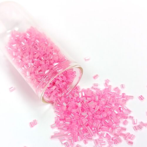 Kesme Cam Boncuk 2mm - 60 Gram - Pembe - BNC371