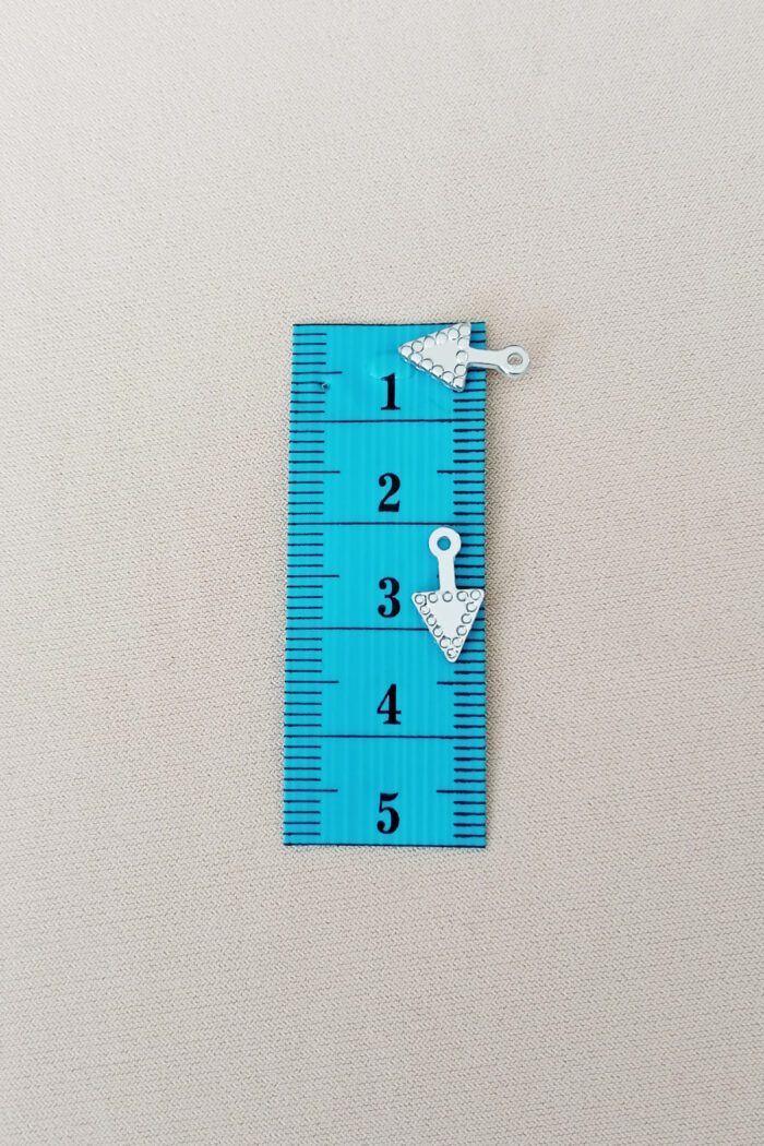 Oya Abiye Bileklik Kolye Pleksi Metalik Plastik Pul Gümüş Renk 8 gram 95 adet - BNC505 - Görsel 2