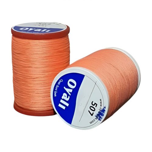 Oyalı 4 Kat Suni İpek İplik İğne Oyası Boncuk İpi Tığ Oyası No:507