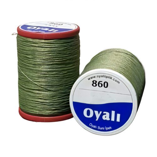 Oyalı 4 Kat Suni İpek İplik İğne Oyası Boncuk İpi Tığ Oyası No:860