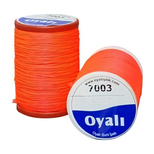 Oyalı 4 Kat Suni İpek İplik İğne Oyası Boncuk İpi Tığ Oyası No:7003