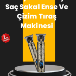 0.1 mm Hassas Kesim Tıraş Makinesi Şarjlı Metal Gövde