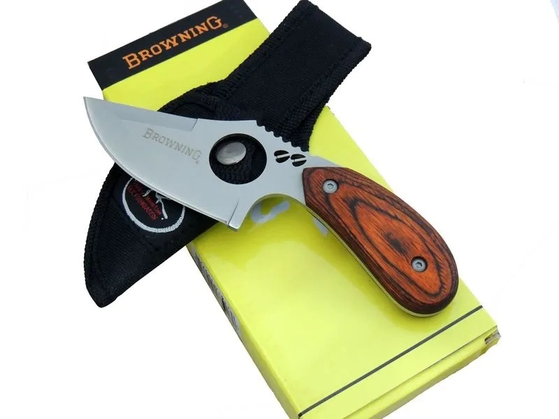 087 Yüzme Kamp Bıçak 16 Cm - Ahşap Sap