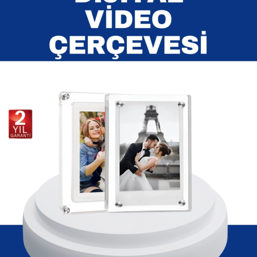 1024x600 Çözünürlüklü 7 İnç Dijital Görüntü Çerçevesi – Canlı ve Net Ekran
