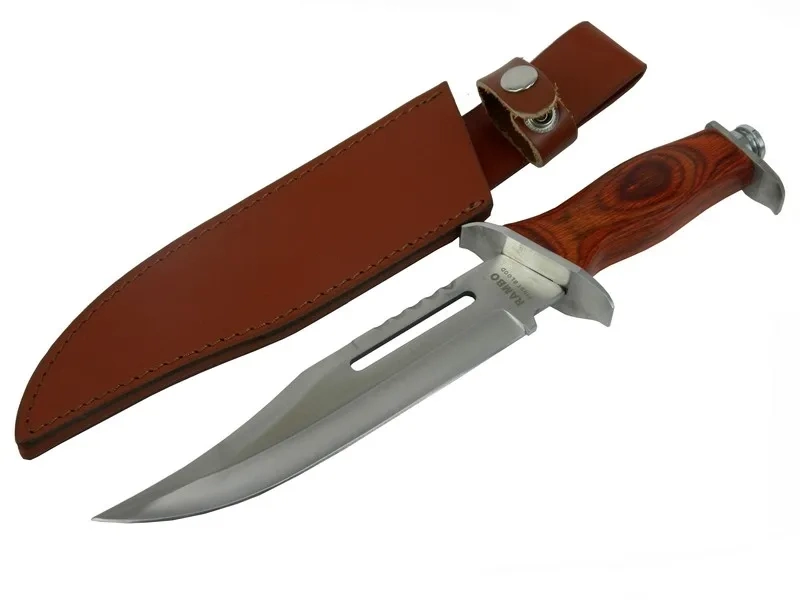 111 Rambo Bıçağı 32 Cm - Ahşap Metal Saplı