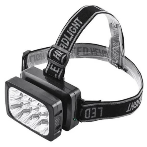 12 Ledli Şarjlı Kafa Lambası Power Ledli Kafa Feneri Tepe Lambası