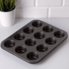 12'li Yanmaz Yapışmaz Muffin Kek Kalıbı