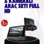 170° Geniş Açılı Araç Kamerası – 4.0” IPS Ekranlı Full HD DVR