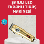 1800 mAh Bataryalı Uzun Kullanım Süreli Şarjlı Tıraş Makinesi