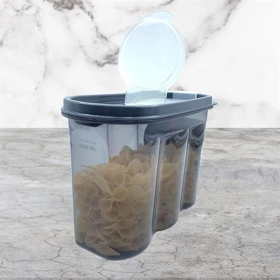 2 Kapakli Olcekli Erzak Saklama Kabi 12 Litre Sa930 226905664 Sw550sh550 2 Kapaklı Ölçekli Erzak Saklama Kabı - 1,2 Litre - SA930 najmaddin.com 2 Litre - SA930