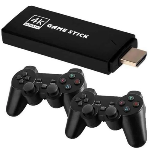 2 Kollu Kablosuz 2.4G Retro Oyunlar 4k Game Stick 3500 Oyun Atari