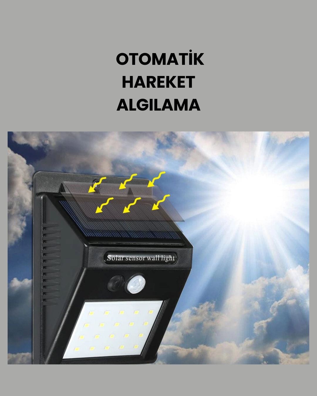 20 Led Gunes Enerjili Hareket Sensorlu Dis Mekan Duvar Lambasi 395455789 Sw1080sh1350 700x875 20 LED Güneş Enerjili Hareket Sensörlü Dış Mekan Duvar Lambası najmaddin.com elektrik masraflarınızı azaltırken çevreye duyarlı bir kullanım sunar. Gün boyunca güneş ışığından şarj olan cihaz
