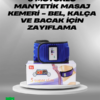 Karın Bel Masaj Kemeri 5 Motorlu 20 Mıknatıslı Fişli