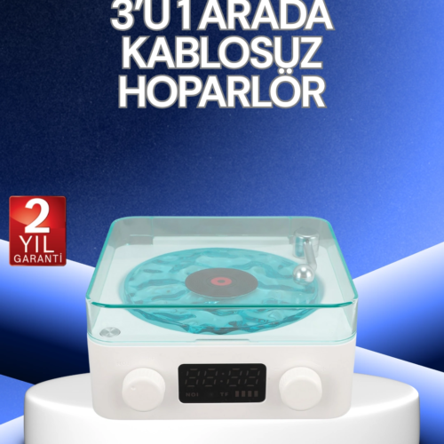 3-1 Kablosuz Bluetooth Hoparlör – Gece Lambalı
