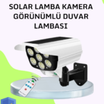 3 Modlu Güneş Paneli Aydınlatmalı Dış Mekan Güvenlik Işığı – IP65 Su Geçirmez