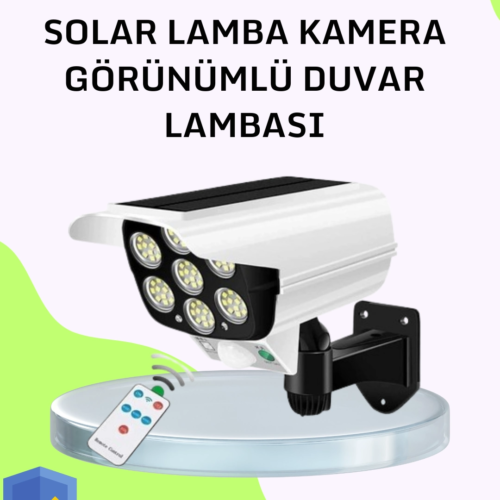 3 Modlu Güneş Paneli Aydınlatmalı Dış Mekan Güvenlik Işığı – IP65 Su Geçirmez