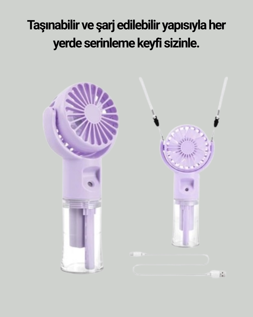 4 Kademeli Serinletici Su Buharli El Vantilatoru 341395432 Sw1080sh1350 700x875 4 Kademeli Serinletici Su Buharlı El Vantilatörü najmaddin.com bilgisayar veya priz adaptörüyle kolayca şarj edilebilir. Uzun süreli kullanım için idealdir ve şarj esnasında da çalışabilir.