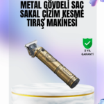 4 Kılavuz Taraklı Profesyonel Saç ve Sakal Kesme Makinesi