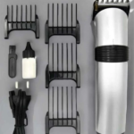 4 Taraklı Profesyonel Şarjlı Saç ve Sakal Kesme Tıraş Makinesi Seti