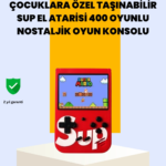 400 Oyunlu Taşınabilir Retro El Konsolu