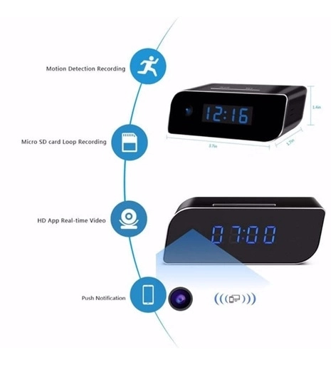 4k Wifi Gizli Kamera Bebek Bakıcı Kamera 1080p Masa Üstü Sesli Kayıt - Görsel 3