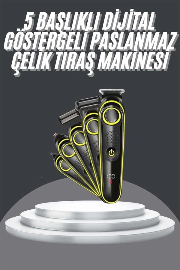 5 Baslikli Sarjli Tiras Makinesi Led Ekran Sac Sakal Ense Tirasina Uygun Bakim Seti 295086935 Sw600sh900 5 Başlıklı Şarjlı Tıraş Makinesi Led Ekran Saç Sakal Ense Tıraşına Uygun Bakım Seti najmaddin.com Bu şarjlı tıraş makinesi