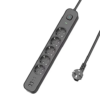 5 Prizli Akım Korumalı Uzatma Kablosu | 2xusb-a + 2xusb-c | 3680w - 2m Kablo