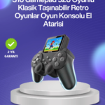 500 Oyunlu Nostaljik El Tipi Oyun Konsolu