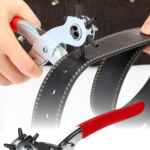 6 Farklı U&ccedil;lu Kemer Delme Pensesi Deri Kemer ve Kumaş İ&ccedil;in Ayarlanabilir Delik A&ccedil;ıcı El Aleti