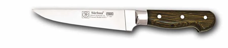 61011ym - Sürmene Yöresel Kasap Kemik Sıyırma Bıçağı 14