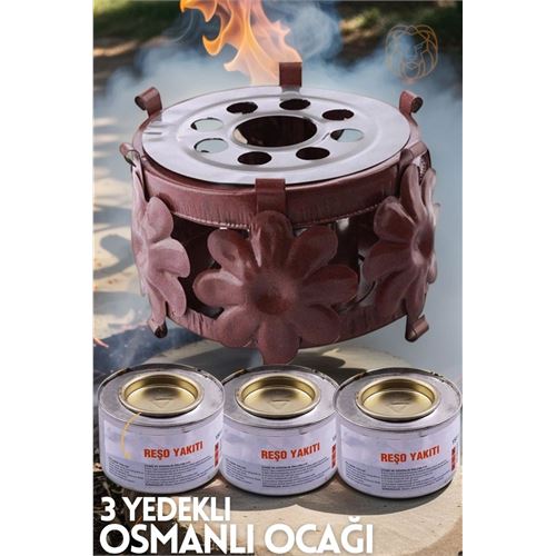 Turk Osmanlı Ocağı 3 ADET Yedek Reşo Jel Yakıtı 718436