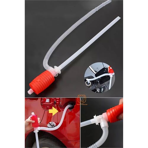 Turk Benzin Yağ Mazot Sıvı Yakıt Pompası Yarı Manual Taşınabilir Araç Manuel El Sifon Pompası Seti