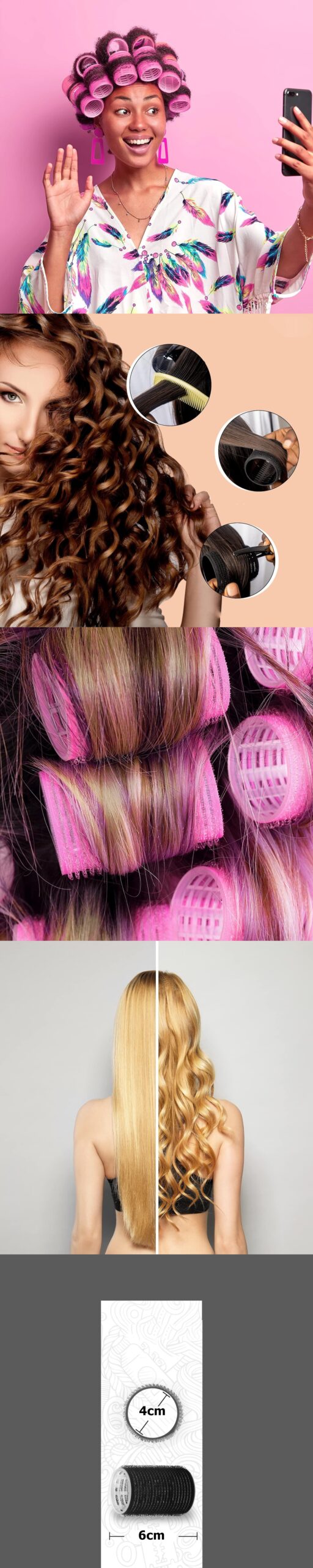 Turk 4 Cm Bigudi 6 lı Paket - Görsel 2