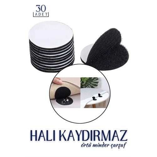 Turk Halı Kaydırmaz Cırt Pedler 30 ADET