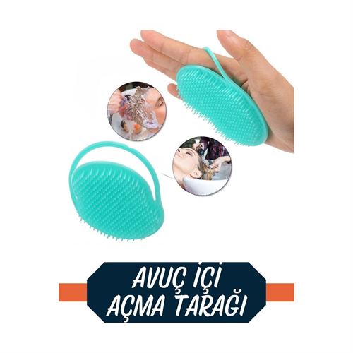 Turk Saç Yıkama Tarağı Avuçiçi Belgiqa Design