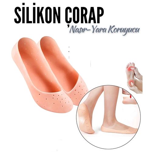 Turk Nasır Yara Koruyucu Silikon Koruyucu Çorap