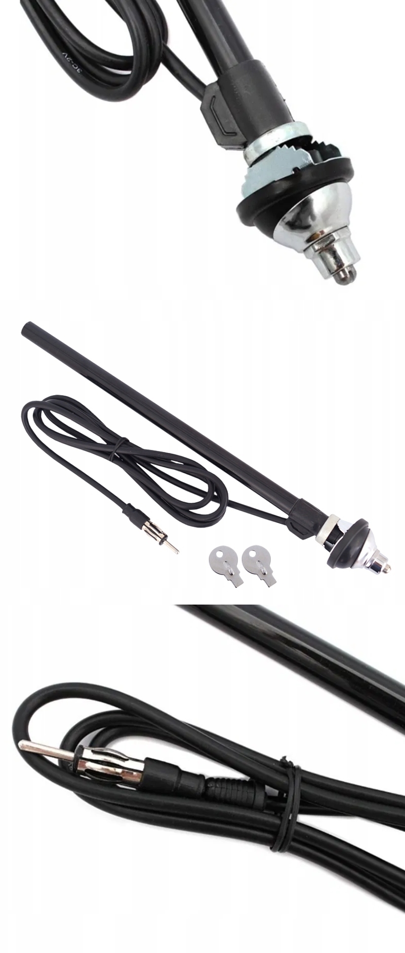 Turk Yandan Kilitli Gömme Radyo Anteni - Görsel 2