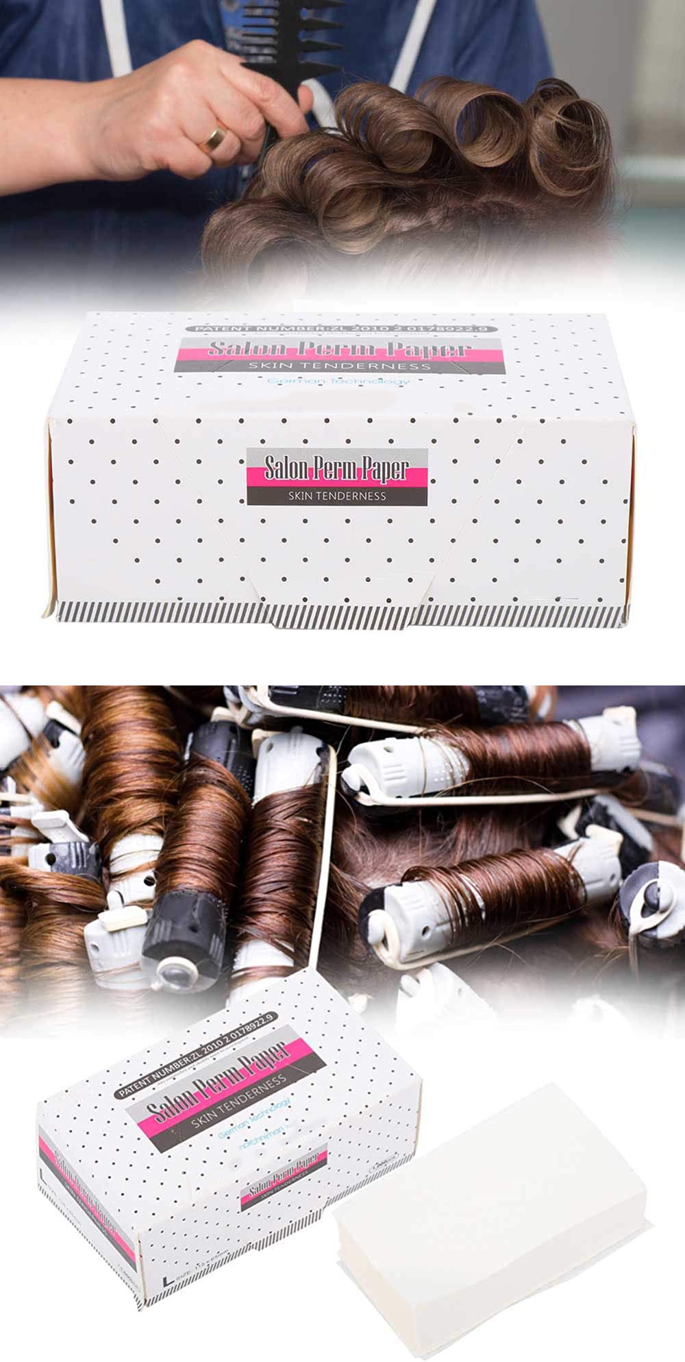 Turk Perma Bigudi Kağıdı 1000 Adet - Görsel 2