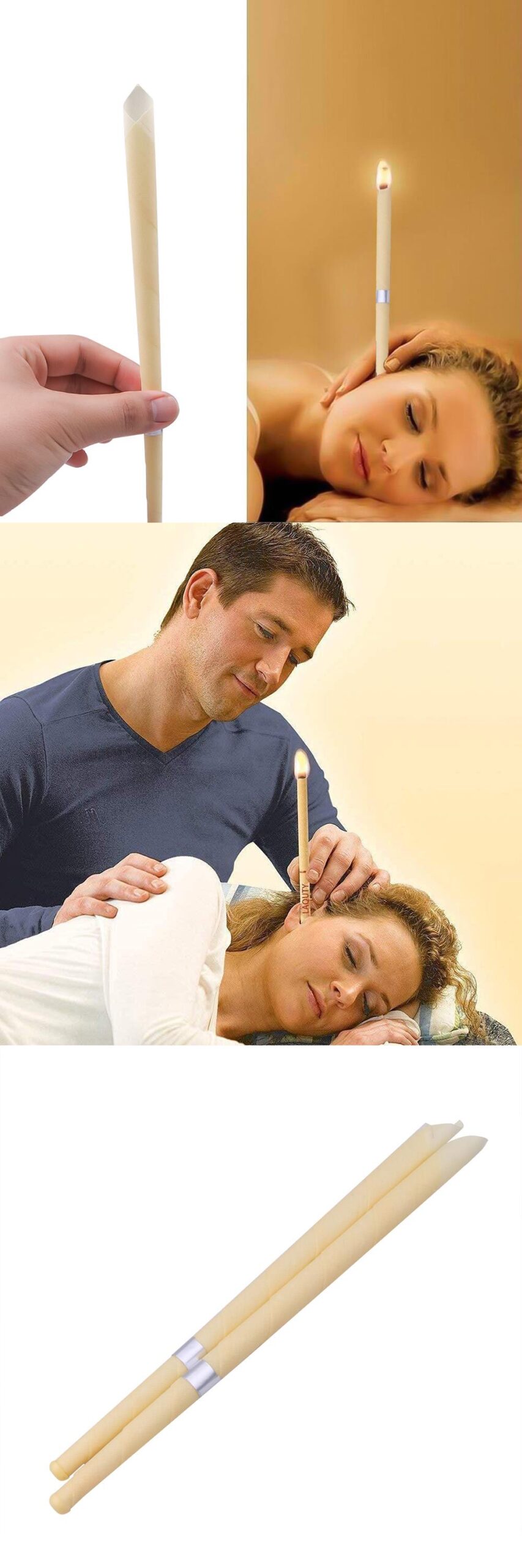 Turk Kulak Temizlik Mumu 3 ÇİFT Liza Bataieva Design - Görsel 2