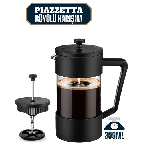 Turk French Press 300 Ml Piazzetta Büyülü Karışım