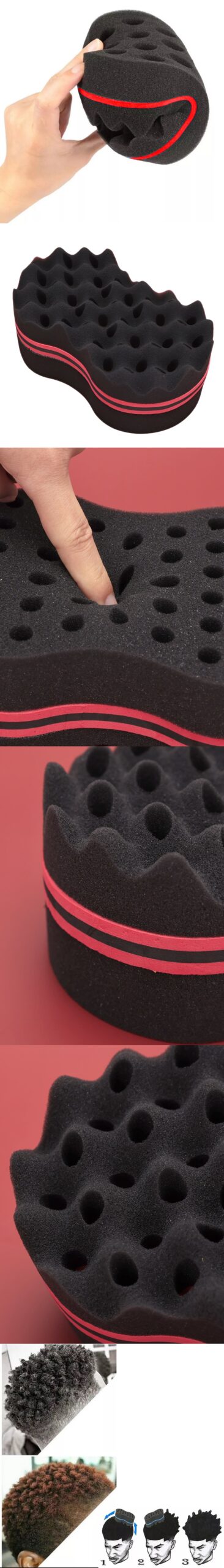 Turk Kıvırcık Afro Saç Süngeri - Görsel 2