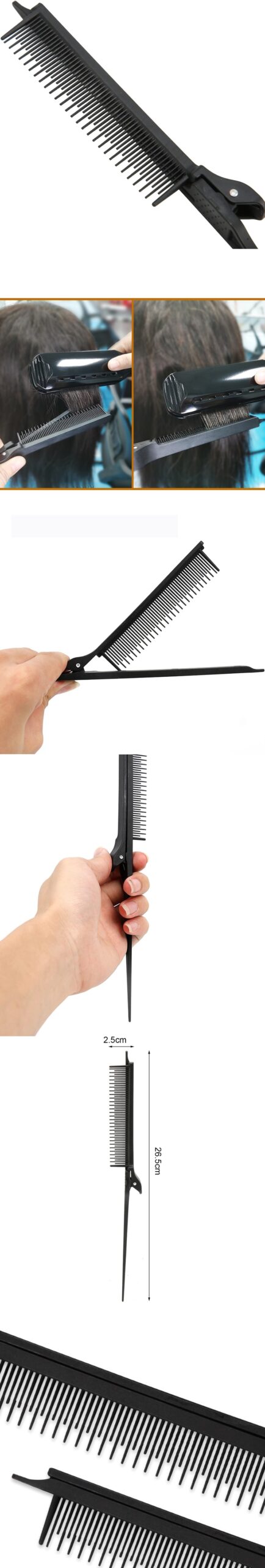 Turk Klipsli Krepe Ombre Balyaj Tarağı Solingen - Görsel 2