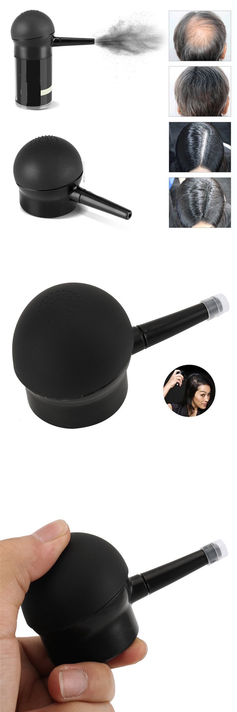 Turk Saç Pudra Topik Toz Vb Püskürtücü - Görsel 2
