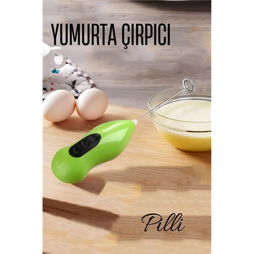 Turk Pilli Yumurta Çırpıcı Mini Pilli Mixer Çırpıcı